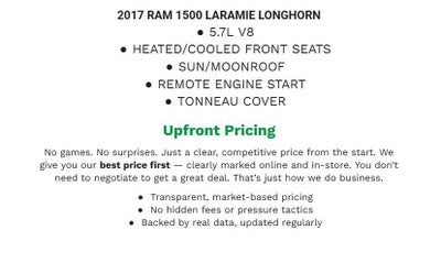 2017 RAM 1500 Laramie Longhorn