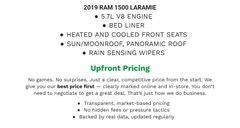 2019 RAM 1500 Laramie 4x4 Crew Cab 5'7 Box