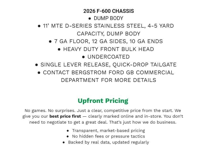 2026 Ford F-600SD XL