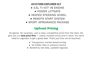2018 Ford Explorer XLT
