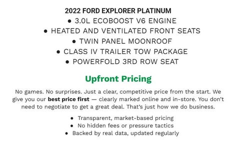 2022 Ford Explorer Platinum