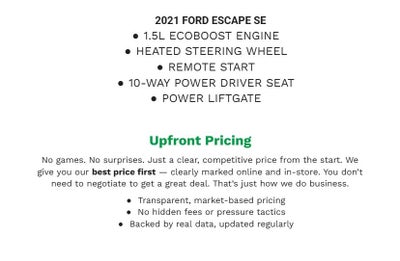 2021 Ford Escape SE