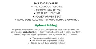 2017 Ford Escape SE