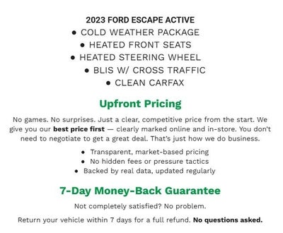 2023 Ford Escape Active