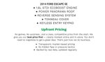 2014 Ford Escape SE