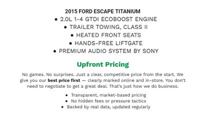 2015 Ford Escape Titanium