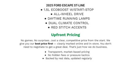 2025 Ford Escape ST-Line
