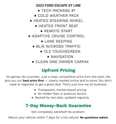 2023 Ford Escape ST-Line