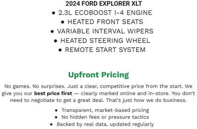 2024 Ford Explorer XLT 4WD