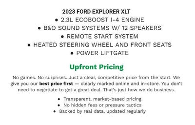 2023 Ford Explorer XLT