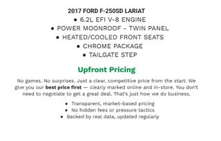 2017 Ford F-250SD Lariat