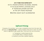 2017 Ford SUPER DUTY F-250 SRW XLT