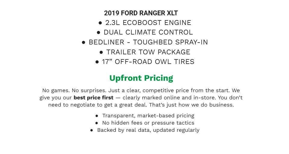 2019 Ford Ranger XLT