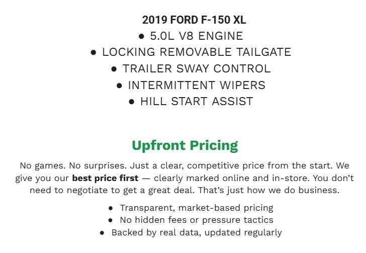2019 Ford F-150 XL 4WD SuperCrew 5.5' Box
