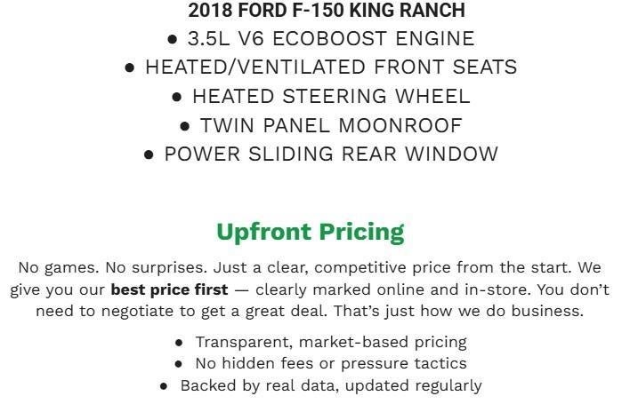 2018 Ford F-150 King Ranch