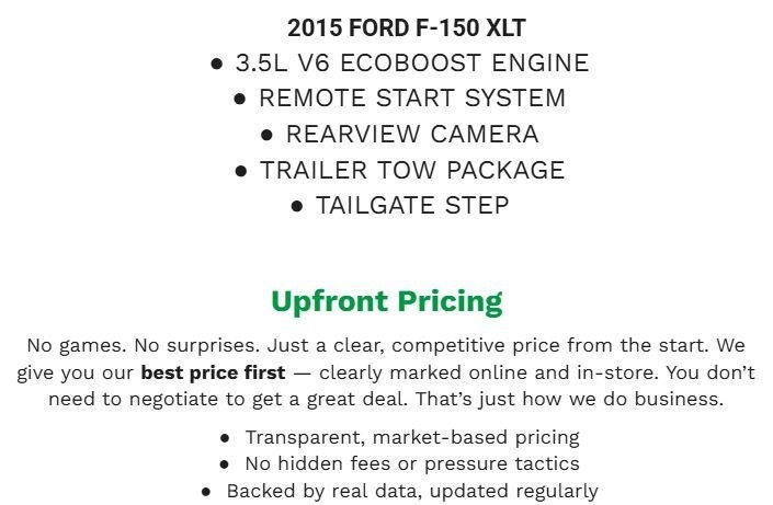 2015 Ford F-150 4WD SuperCrew 145 XLT