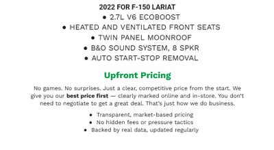 2022 Ford F-150 Lariat