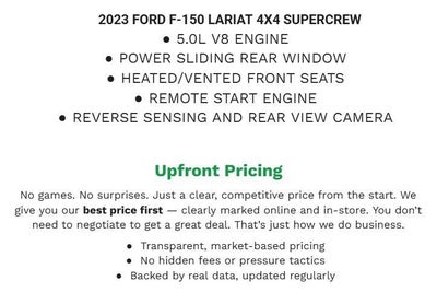 2023 Ford F-150 LARIAT