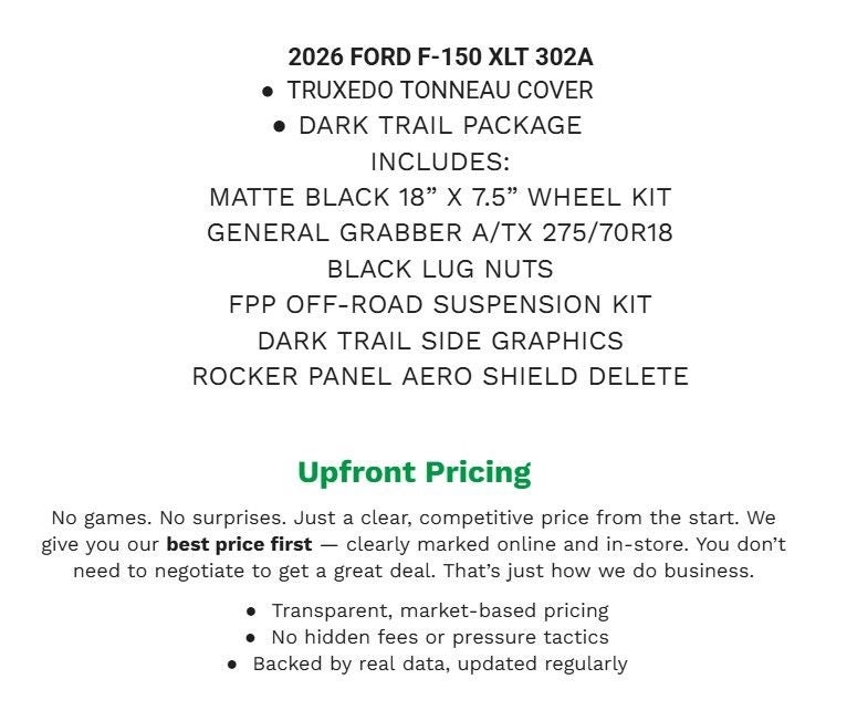 2026 Ford F-150 XLT