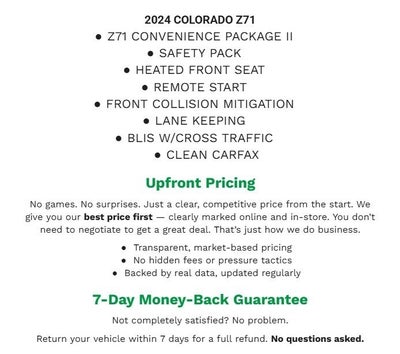 2024 Chevrolet Colorado Z71