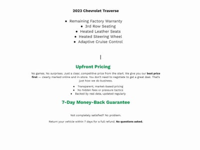 2023 Chevrolet Traverse RS