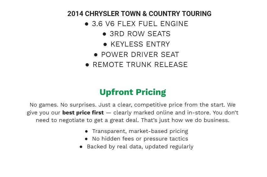 2014 Chrysler Town & Country Touring