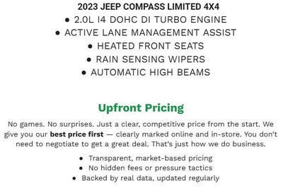 2023 Jeep Compass Limited 4x4