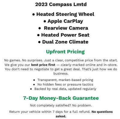 2023 Jeep Compass Limited 4x4