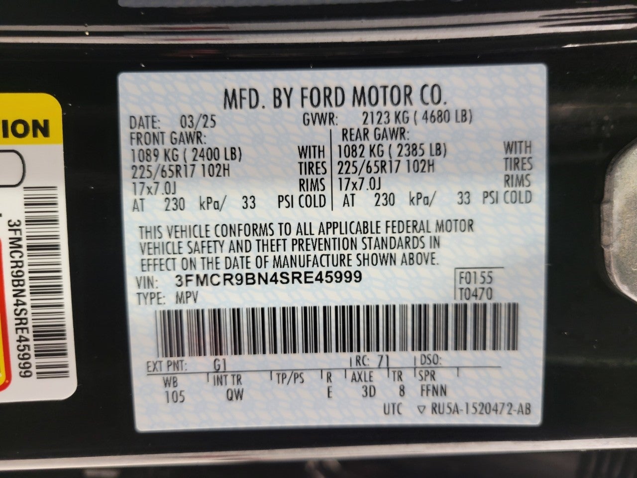 2025 Ford Bronco Sport Big Bend