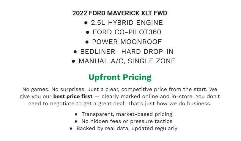 2022 Ford Maverick XLT