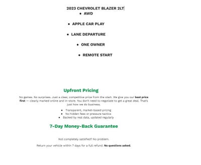 2023 Chevrolet Blazer LT