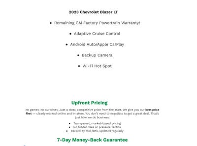 2023 Chevrolet Blazer LT