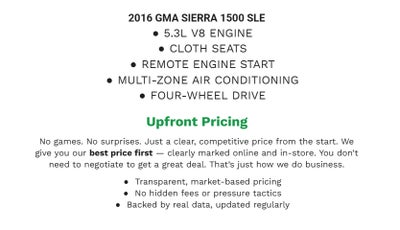 2016 GMC Sierra 1500 SLE