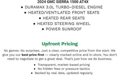 2024 GMC Sierra 1500 4WD Crew Cab 147 AT4X