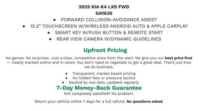 2025 Kia K4 LXS FWD