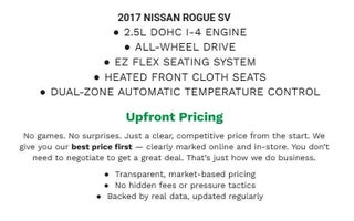 2017 Nissan Rogue SV