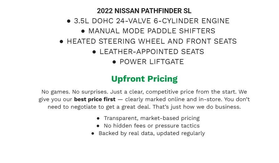 2022 Nissan Pathfinder SL