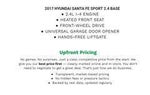 2017 Hyundai Santa Fe Sport 2.4 Base