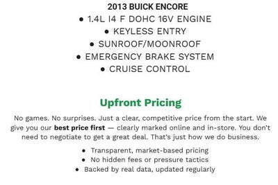 2013 Buick Encore FWD 4dr Convenience