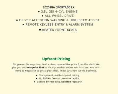 2025 Kia Sportage LX AWD