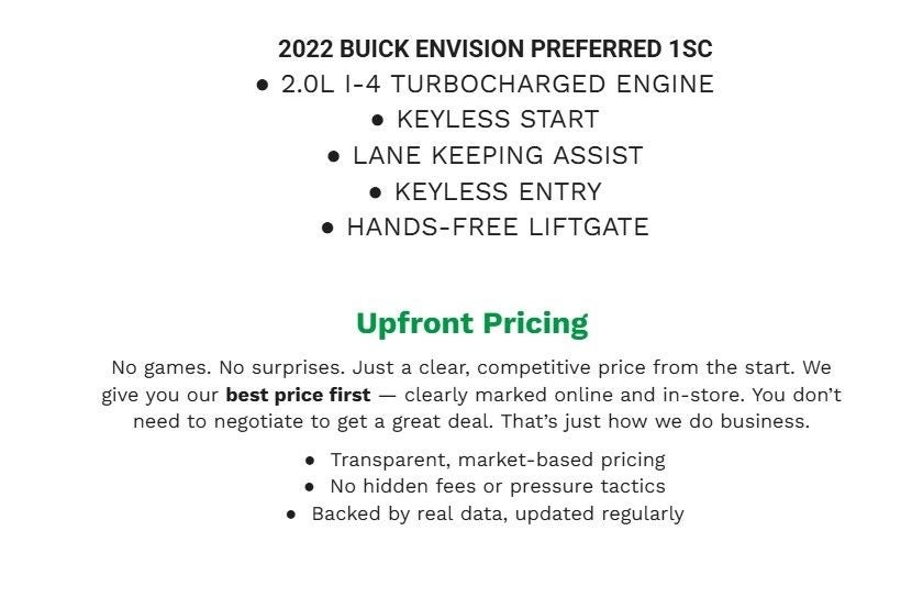 2022 Buick Envision Preferred