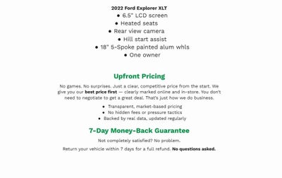 2022 Ford Explorer XLT 4WD