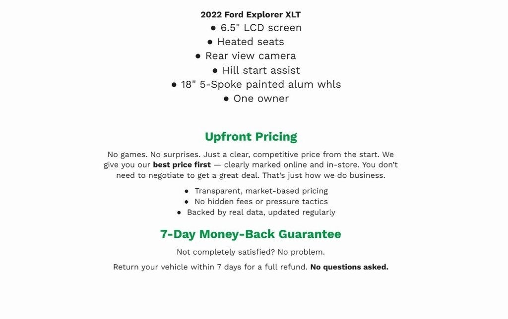 2022 Ford Explorer XLT 4WD