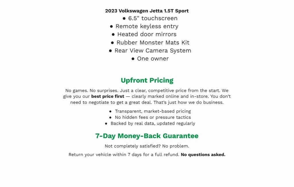 2023 Volkswagen Jetta Sport Auto