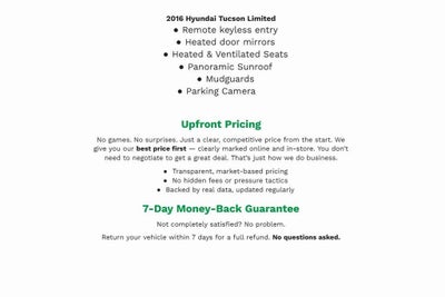 2016 Hyundai TUCSON AWD 4dr Sport