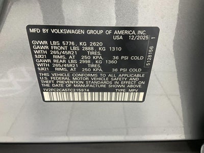 2026 Volkswagen Atlas Cross Sport 2.0T SEL Premium R-Line 4MOTION