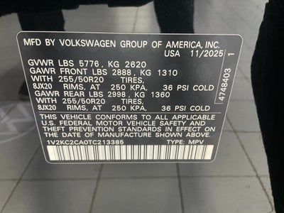 2026 Volkswagen Atlas Cross Sport 2.0T SE w/Technology 4MOTION