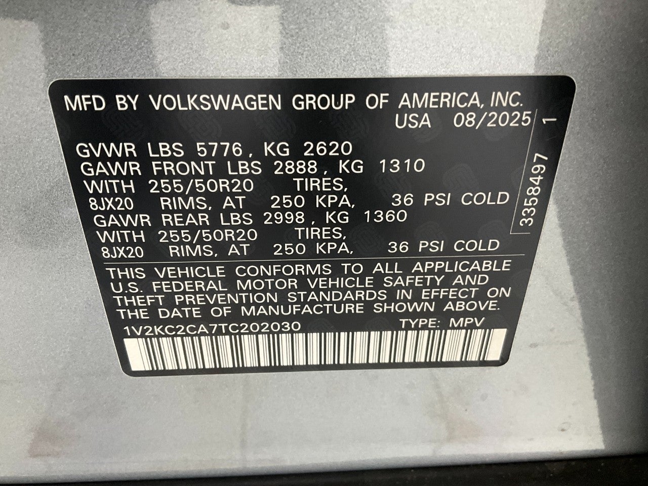 2026 Volkswagen Atlas Cross Sport 2.0T SE w/Technology 4MOTION