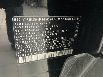 2026 Volkswagen Taos S 4MOTION