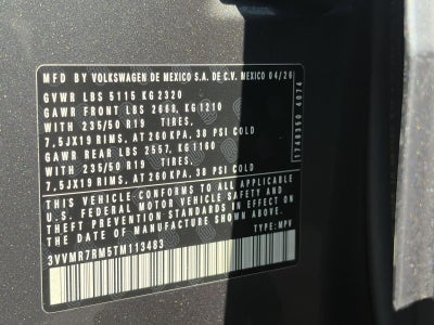 2026 Volkswagen Tiguan SE 4MOTION